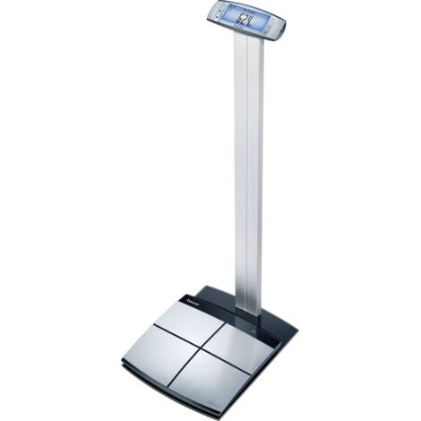 Balance d'analyse corporelle numérique – Capacité 180 kg – Mesure graisse, eau, masse musculaire – Écran sans fil amovible – Bluetooth, USB – Beurer - Y637383
