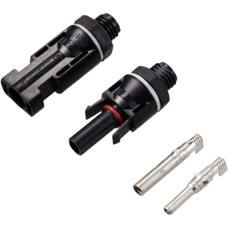 1 paire de fiches/prises solaires pour câble solaire 4/6 mm TC-12195632 TRU COMPONENTS Contenu: 2 pc(s) V160763