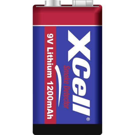 XCell Pile 6LR61 (9V) lithium 1200 9 V 1 pc(s) Y606753 (1/3)