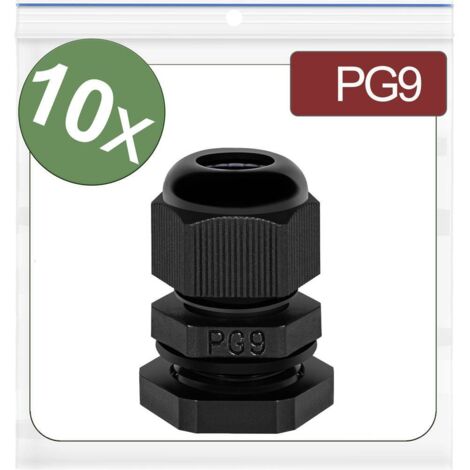 Quadrios 24CA379 Presse-étoupe PG9 Polyamide noir 10 pc(s) Y857353