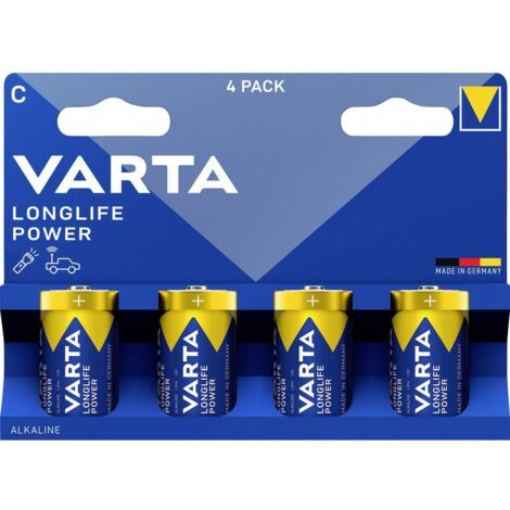 Varta VARTA Longlife Power C Blister 4 Pile LR14 (C) alcaline(s) 1.5 V 4 pc(s) W757623