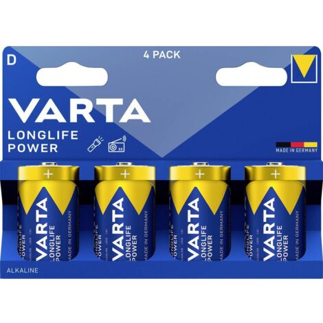 Varta VARTA Longlife Power D Blister 4 Pile LR20 (D) alcaline(s) 1.5 V 4 pc(s) W757633