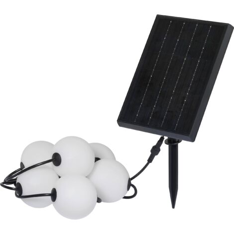 Sygonix SY-6662320 Guirlande lumineuse solaire 2.4 W blanc, noir Y299873 (1/5)