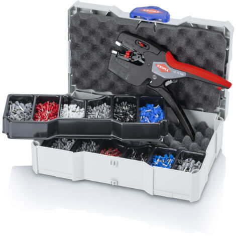 KNIPEX 97 90 27 Assortiment de sertissages pour embouts de câble 13 pièces (1/2)