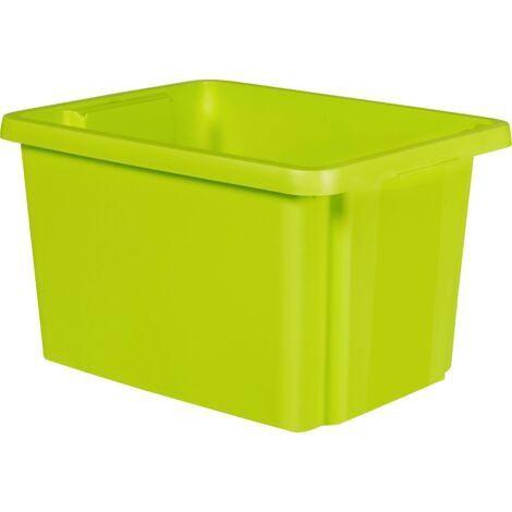 Curver 225499 Bac gerbable emboîtable ESSENTIALS Drehstapelbox 26L, grün empilable vert 1 pc(s) W723003