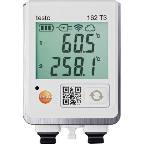 testo 0572 1623 162 T3 Enregistreur de données de température Valeur de mesure température -195 à 1350 °C support mural inclus W509353