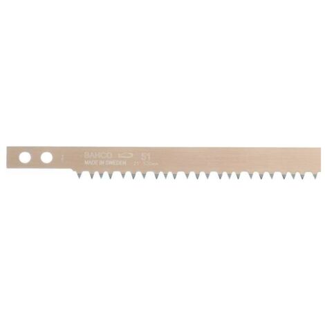 Bahco – Lame de scie à archet triangle 759 mm – Acier suédois trempé – Dents affûtées pour coupe nette – Protection anti-corrosion - X083221 (1/7)