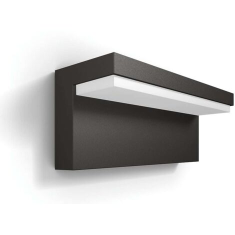 Philips LED Bustan Wandleuchte Anthrazit 2x4.5W 8718696158876 LED intégrée W544123 (1/7)