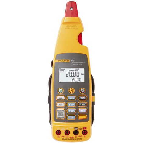 Pince ampèremétrique, Multimètre Fluke 773 numérique Process CAT II 300 V Affichage (nombre de points): 1200 Q51549 (1/5)