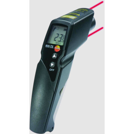 Testo 830-T2 - Thermometre infrarouge, a visee laser, optique 12:1
