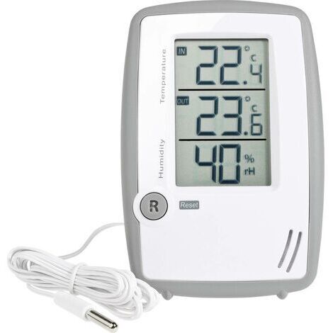 Thermo-hygromètre Digital TFA Dostmann 30.5013 - Pour Intérieur Et Extérieur (avec Sonde), Mémoire Min/max - 5
