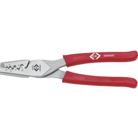 C.K 430006 Pince à sertir pour embouts de câble 0.5 à 16 mm² C19168 (1/2)