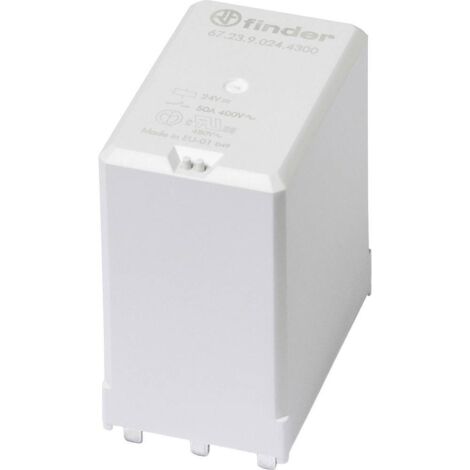Finder 67.23.9.024.4300 Relais pour circuits imprimés 24 V/DC 50 A 3 NO (T) 1 pc(s) A948681 (1/2)