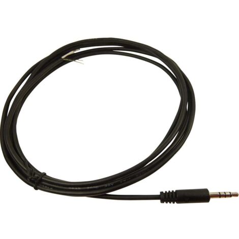 Câble de connexion jack Cliff FC68122C Jack mâle 3.5 mm - extrémité(s) ouverte(s) stéréo 2.00 m 1 pc (1/2)
