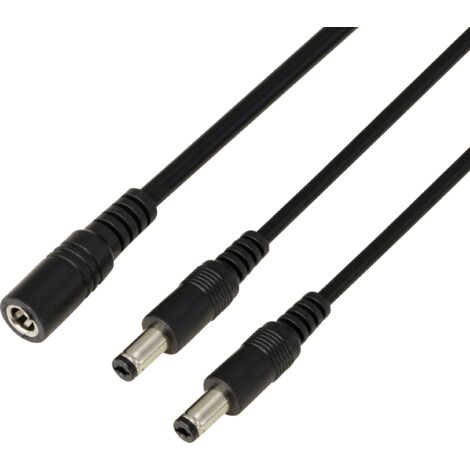 TRU COMPONENTS TC-13232704 Connecteur DC prise femelle - fiche mâle 5.5 mm 2.1 mm 41.2 cm 1 pc(s) Y769483 (1/3)
