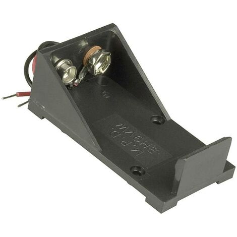 MPD BH9VW Support de pile 1x 6LR61 (9 V) raccordement par fils (L x l x H) 55 x 30 x 21 mm X772751