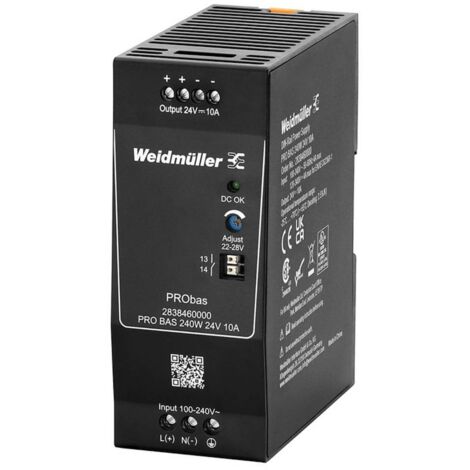 Weidmüller 2838460000 Alimentation rail DIN Contenu 1 pc(s) (1/2)