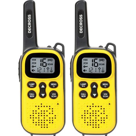 DECROSS DC43 Gelb 2er-Set DC4311100002000 Talkie-walkie PMR W285743