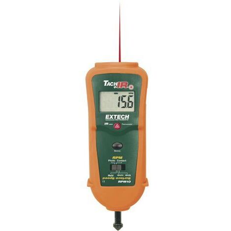 Tachymètre Extech RPM10 mécanique, optique 0.5 - 19999 tr/min 10 - 99999 tr/min Q59824 (1/5)