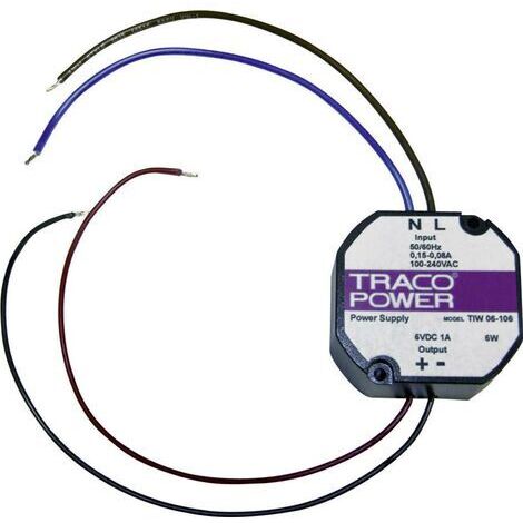 TracoPower TIW 06-105 Bloc d'alimentation à découpage 5 V/DC 1 A 5 W