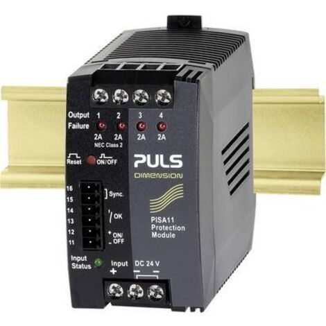 Module de protection 4 canaux Entrée 24 V/DC / 4 x 2 A PULS DIMENSION PISA11.402 S92052 (1/2)