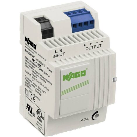 Alimentation rail DIN WAGO EPSITRON® COMPACT POWER 787-1001 18 V/DC 2 A 24 W 2 x (1/3)