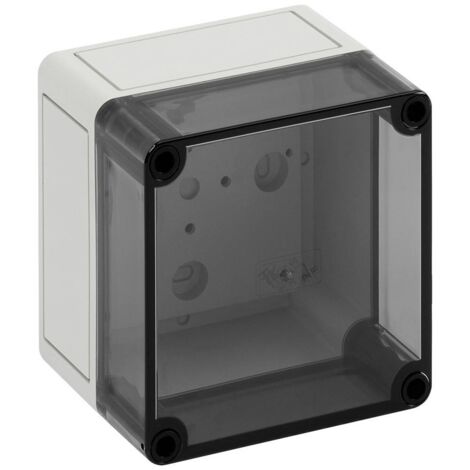 Coffret d'installation Spelsberg TK PS 1111-9-t 11150401 gris clair (RAL 7035) 110 x 110 x 90 Polycarbonate, Polystyrèn (1/3)
