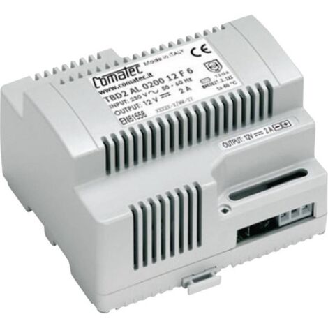 Alimentation rail DIN primaire 230 V/AC secondaire N/A 24 W Comatec TBD2/AL.0200.12/F6 S17100
