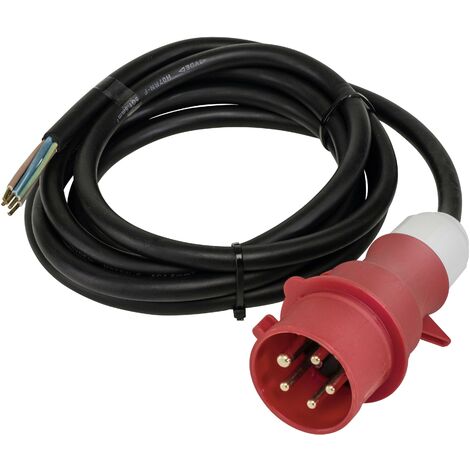 CEE bleu 16a rallonge h07rn-f 3x1,5 Caravane Câble à partir de 3 M Angle Connecteur