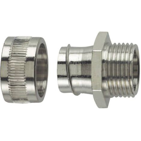 HellermannTyton 166-30305 SC25-FM-M25 Raccord de tuyau métal 21.10 mm droit 1 pc(s) (1/2)