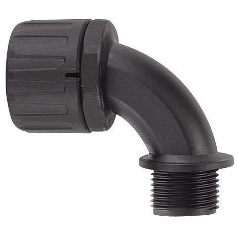 Hellermanntyton Raccord coudé 90° noir durable (1/5)