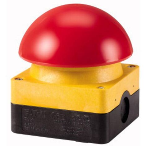 Interrupteur champignon Eaton FAK-R/V/KC11/IY 229748 230 V/AC 6 A 1 x Off/On IP67 à accrochage 1 pc(
