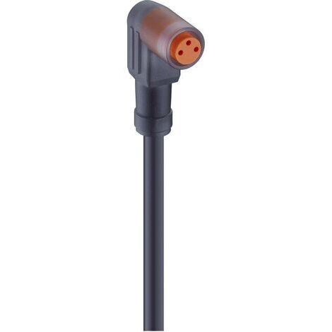 Connecteur confectionné pour capteurs/actionneurs M8 Lumberg Automation RKMW 3-06/2 M 11306-1 femelle, coudé 2.00 m Nombre de pôles: 3 1 pc(s) D25537 (1/2)