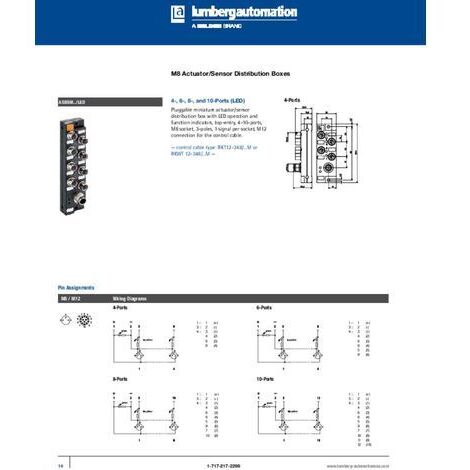 2 Répartiteurs Lumberg ASBSM 8/LED 3 – Occasion – Fonctionnels