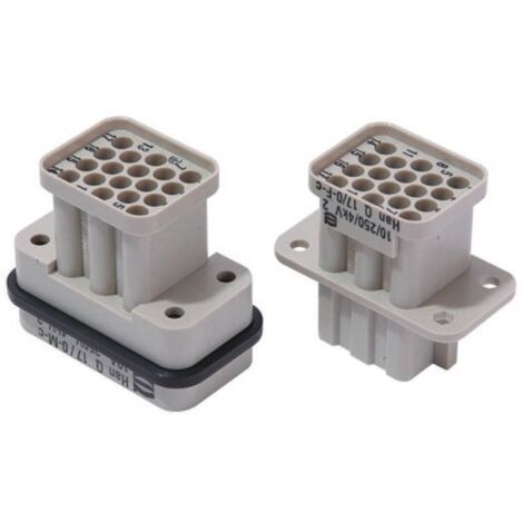 HARTING 09120173101 Insert femelle Han® Q 17 + PE à sertir 1 pc(s) D15067 (1/2)
