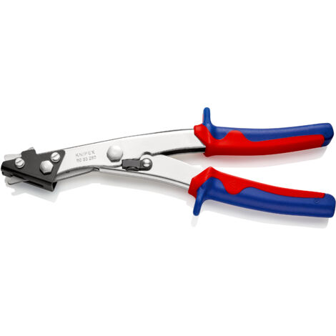 KNIPEX 90 55 280 EAN Grignoteuse à tôles avec poignées multimatières nickelée 280 mm