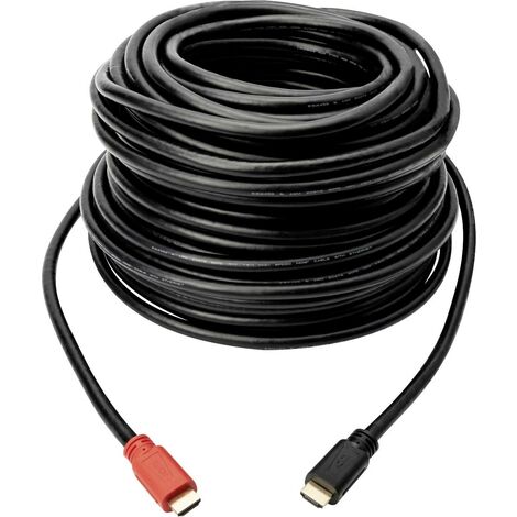 Câble de raccordement Digitus AK-330118-100-S 10.00 m noir C76374