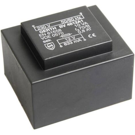 Gerth PT482401 Transformateur pour circuits imprimés 1 x 230 V 1 x 24 V/AC 10 VA 416 mA V050141