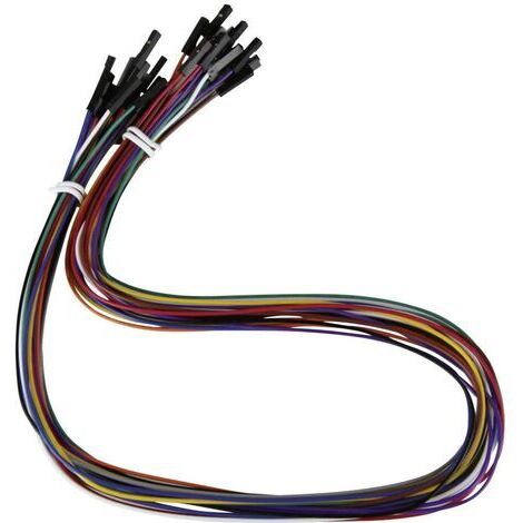 Joy-it RB-CB3-050 Câble de cavalier Raspberry Pi®, Banana Pi, Arduino [20x Pontage filaire de prise (1/4)