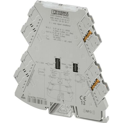 Amplificateur-séparateur 3 voies Contenu: 1 pc(s) Phoenix Contact MINI MCR-2-UI-UI-PT 2902040 Q009691