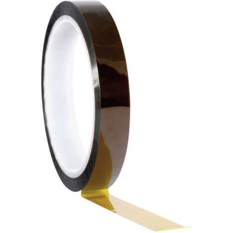 RUBAN ADHÉSIF TOOLCRAFT 911XB1233C AMBRE (L X L) 33 M X 12 MM SILICONE 1 PC(S) (1/2)