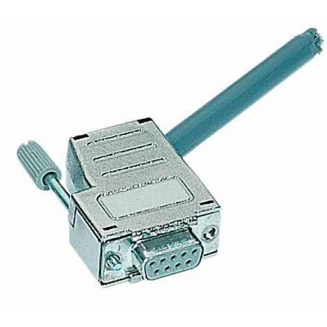 Capot SUB-D 9 pôles HARTING 09670090435 plastique, métallisé 180 °, 45 ° argent 1 pc(s) Y249021 (1/2)