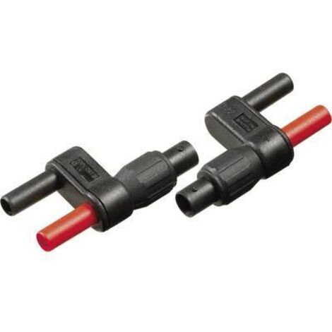 Fluke PM9081 Adaptateur de mesure BNC femelle - Banane mâle 4 mm contact protégé (1/2)