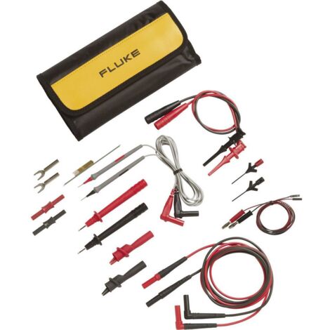 Fluke TLK287 Set de cordons de mesure de sécurité Banane mâle 4 mm, pointe de test Banane mâle 4 mm rouge, noir 1 pc(s) (1/2)