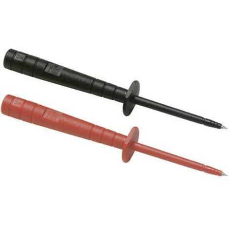 SET DE POINTES DE TOUCHE DE SÉCURITÉ FLUKE TP80 FEMELLE 4 MM CAT III 1000 V ROUGE, NOIR 873455 (1/2)