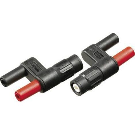 Fluke PM9082 Adaptateur de mesure BNC mâle - femelle 4 mm noir (1/2)