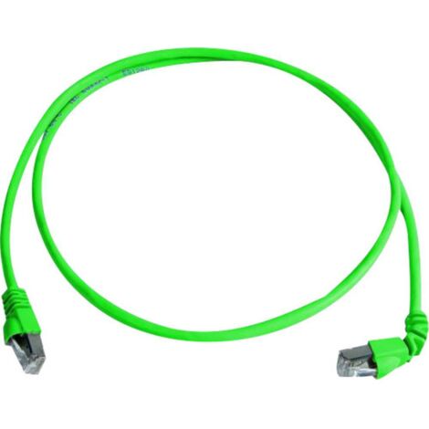 Telegärtner 100008288 RJ45 Câble réseau, câble patch CAT 6a S/FTP 2.00 m vert ignifuge, sans halogène 1 pc(s) Y628961 (1/4)
