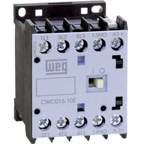 WEG CWC016-10-30C03 Contacteur 3 NO (T) 7.5 kW 24 V/DC 16 A avec contact auxiliaire 1 pc(s) Y061821 (1/4)