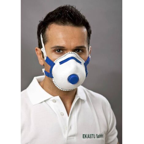 Ekastu Mandil Soft V 412 084 Masque anti poussières fines avec valve FFP2 5 pc(s) (1/2)