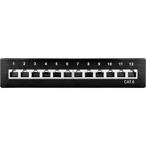 Boîtier de brassage 12 ports Renkforce CAT 6 1 UH W633431